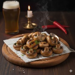 Шампиньоны на гриле