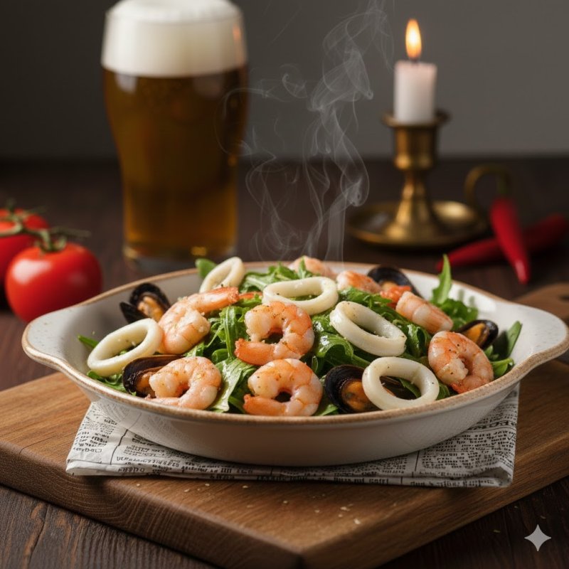 Салат из морепродуктов