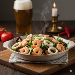 Салат из морепродуктов