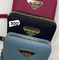 Женские кошельки из экокожи и натуральной кожи компактные