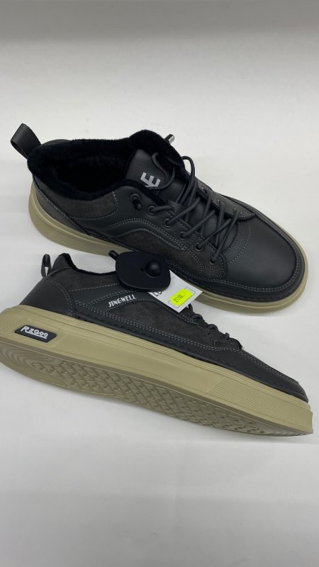 Мужские кеды повседневные текстильные и кожаные