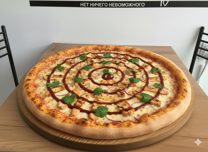 Пицца Чикен Барбекю размер S