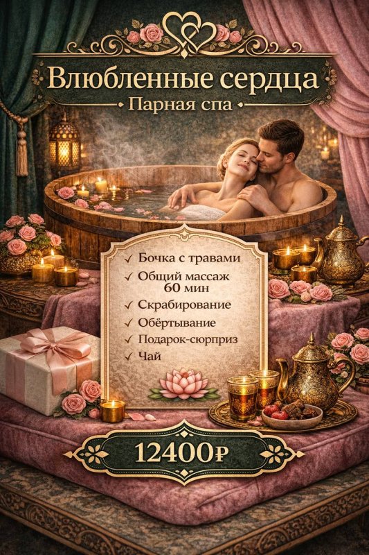 Спа программа "Влюбленные Сердца"