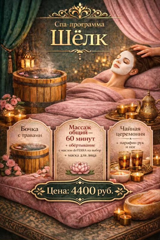 Спа программа "Шелк"