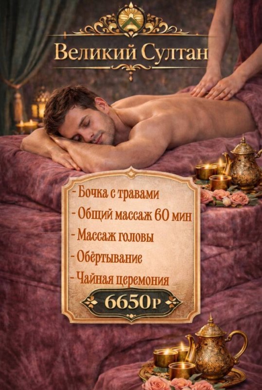 Спа программа "Великий Султан"