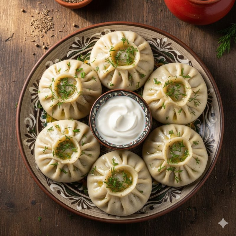 Манты (5 штук)