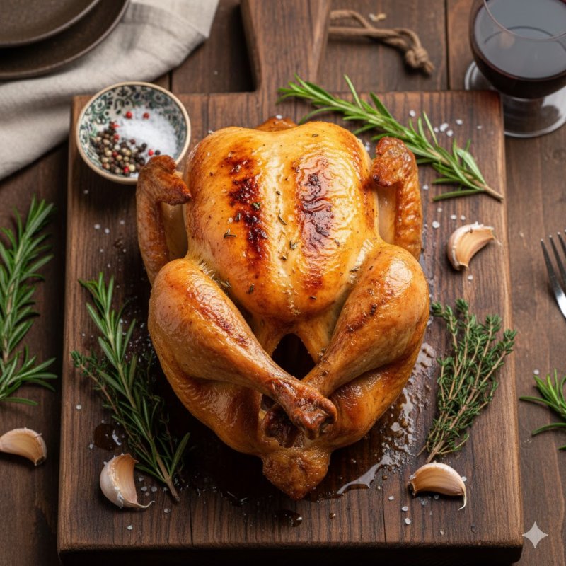 Курица жареная