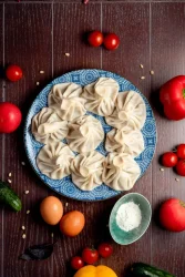 Хинкали из говядины отварные