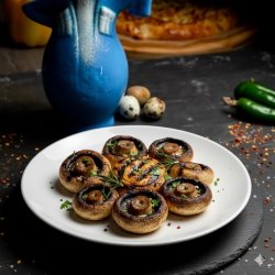 Шампиньоны на гриле