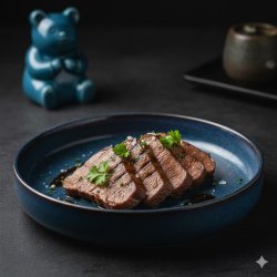 Язык говяжий на гриле