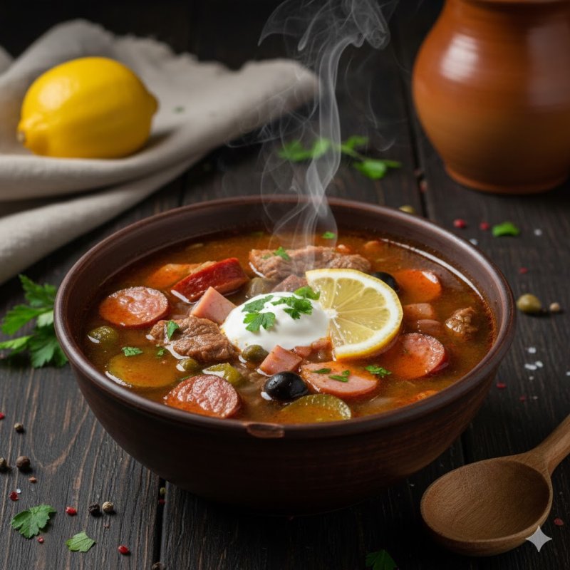 Солянка мясная