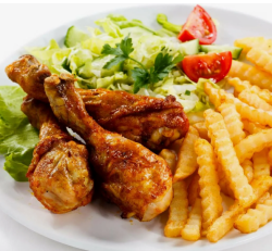 Курица порция с гарниром