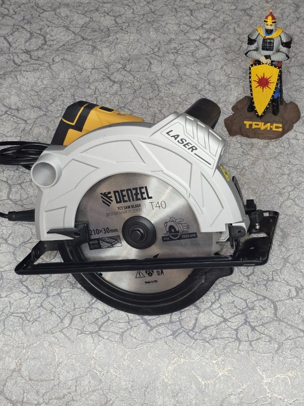 Пила циркулярная CS-210, 1800 Вт, 210 мм //Denzel