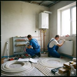 Монтаж систем отопления