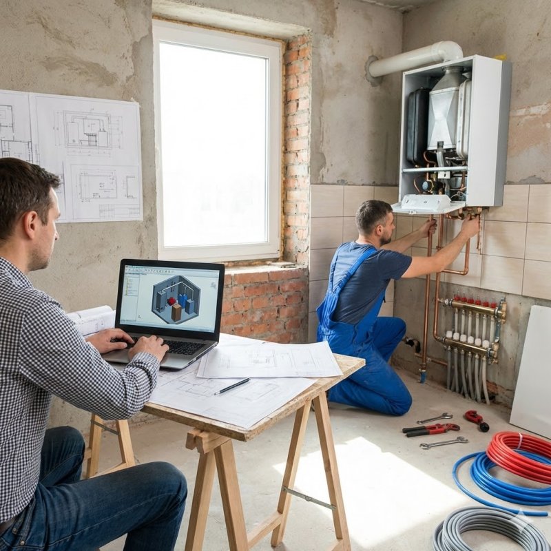 Проектирование и установка отопительного оборудования