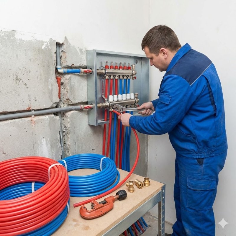 Монтаж систем водоснабжения (ХВС и ГВС)