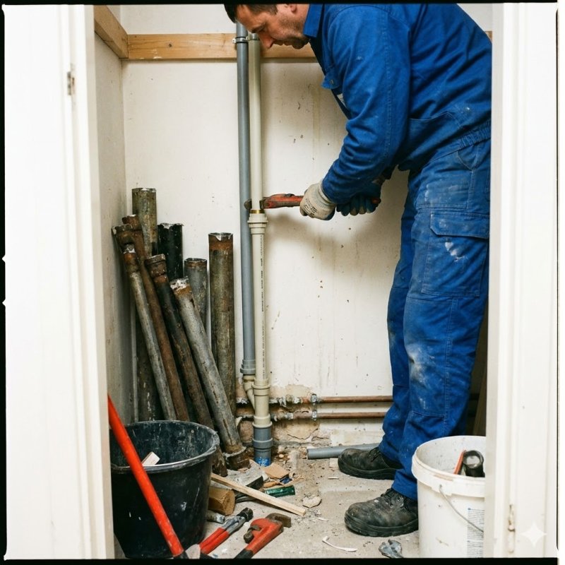 Замена стояков водоснабжения