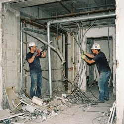 Демонтаж инженерных коммуникаций