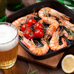 Креветки 80+ 200гр