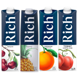 Соки 1л. В ассортименте                                                                                                         