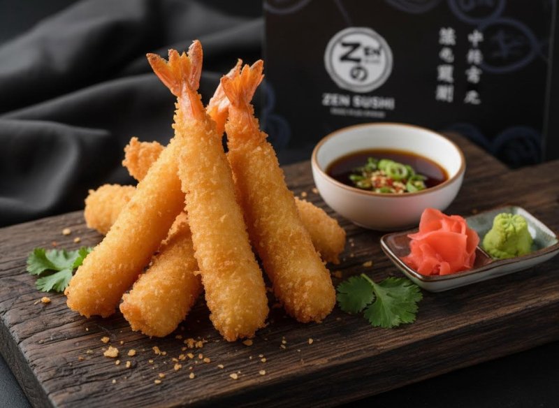 Креветки в темпуре