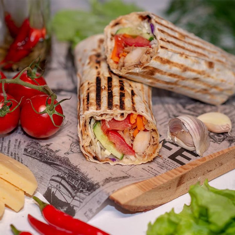 Шаурма с курицей 400гр