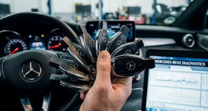 Ключ Мерседес Рыбка. Ремонт замка. Дубликат