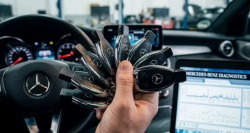 Ключ Мерседес Рыбка. Ремонт замка. Дубликат