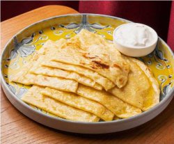 Хычины с картофелем и сыром