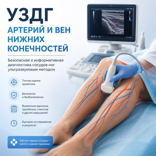 УЗДГ АРТЕРИЙ И ВЕН НИЖНИХ КОНЕЧНОСТЕЙ 