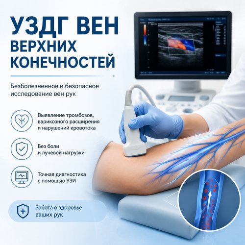 УЗДГ ВЕН ВЕРХНИХ КОНЕЧНОСТЕЙ 