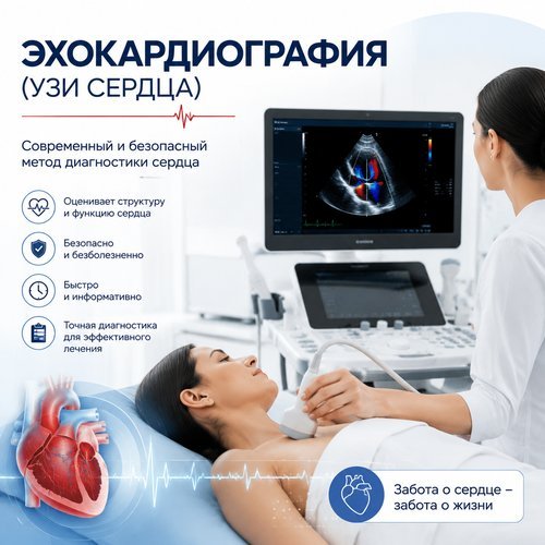 ЭХОКАРДИОГРАФИЯ (УЗИ СЕРДЦА) 
