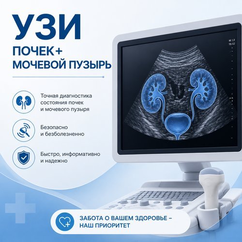 УЗИ ПОЧЕК+МОЧЕВОЙ ПУЗЫРЬ 