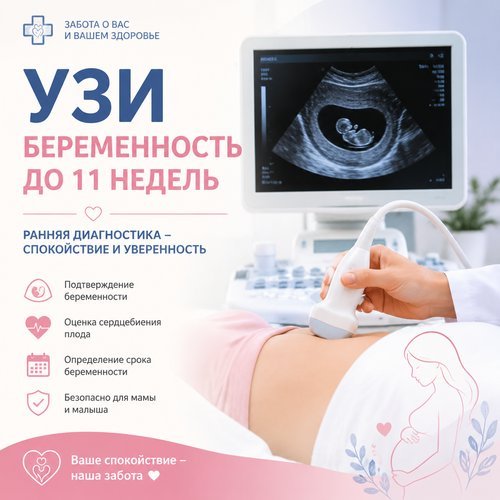 УЗИ БЕРЕМЕННОСТЬ ДО 11 НЕДЕЛЬ 
