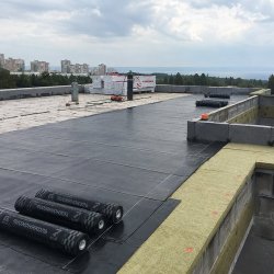 Устройство плоской кровли