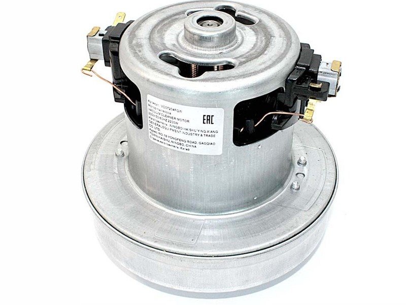 ДВИГАТЕЛЬ ( МОТОР ) ДЛЯ ПЫЛЕСОСА LG, AEG, ZANUSSI, ELECTROLUX VC07204FQW (2200W-230V, H=124/43MM, D130 'AL', PY-124, VAC024UN, 11ME120, HWX-CG22, YDC24, YDC-24, PR-PGH32)