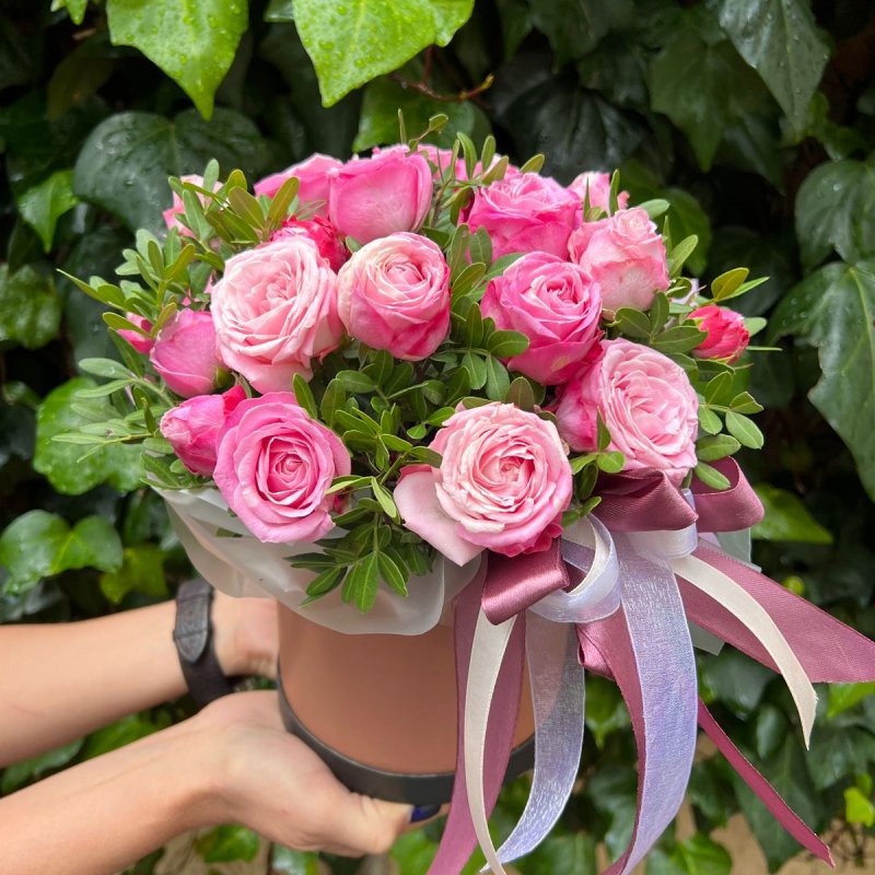 Потрясающая шарообразная роза Леди Бомбастик с бархатными лепестками