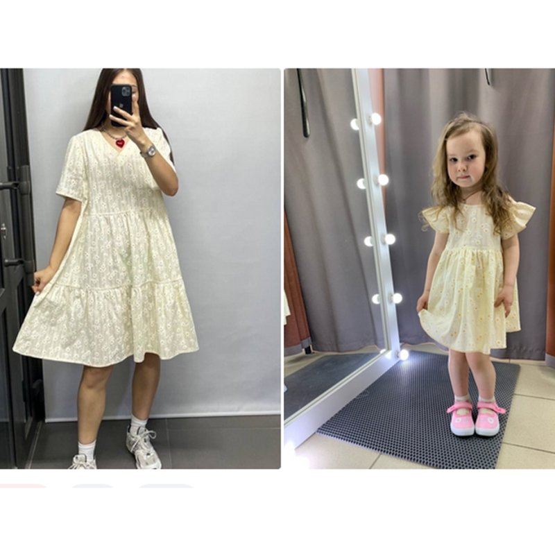 Платья- хлопок для мамы и дочки ❤ от компании ИРБИС