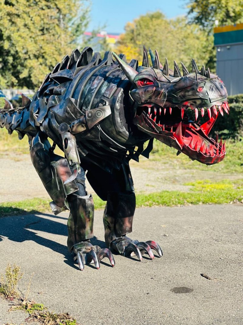 🦖 Полноразмерный Тиранозавр Рекс от КУБИКОВ — звезда любого праздника! 🦖