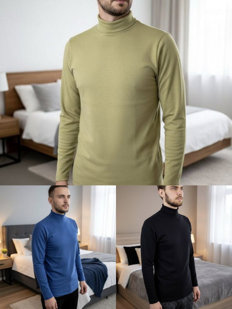 Водолазка от АБАКАНСКОГО ТРИКОТАЖА — это универсальная основа мужского гардероба.