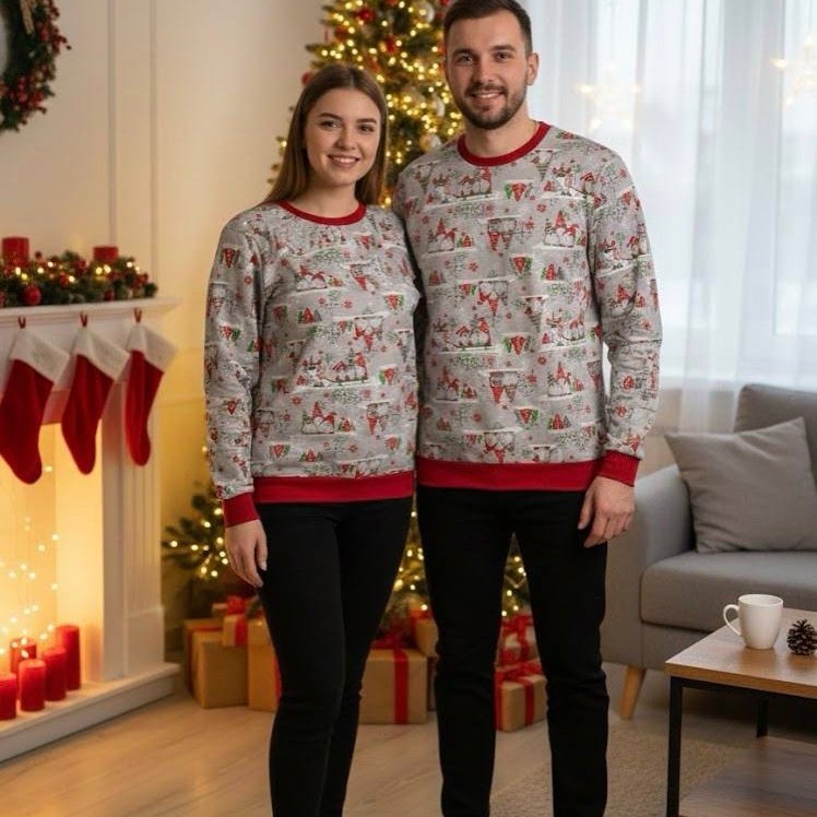 Новогодние свитшоты для женщин и мужчин от Абаканского трикотажа