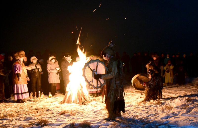Программа шаманских обрядов на Тропе предков в честь хакасского праздника Ай-Пазы