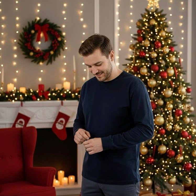 Мужская кофта от АБАКАНСКОГО ТРИКОТАЖА — та самая вещь, которая всегда выручает.