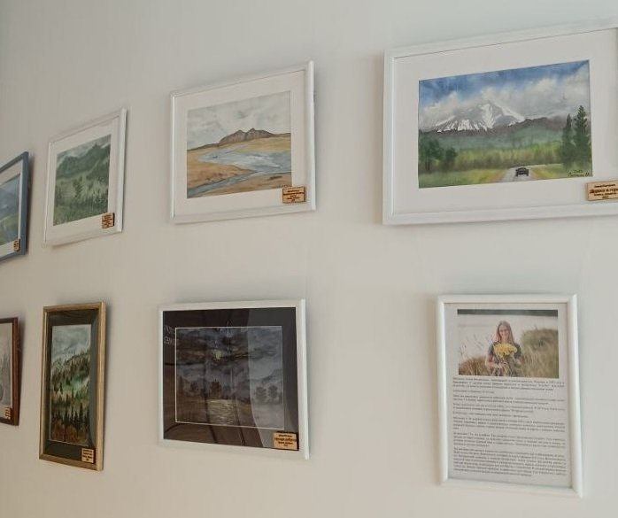 Выставка работ гида-художника на Тропе предков!