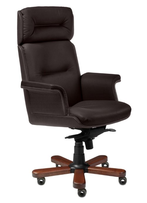 Кресло премиум руководителя Стил Нотабл А натуральная кожа