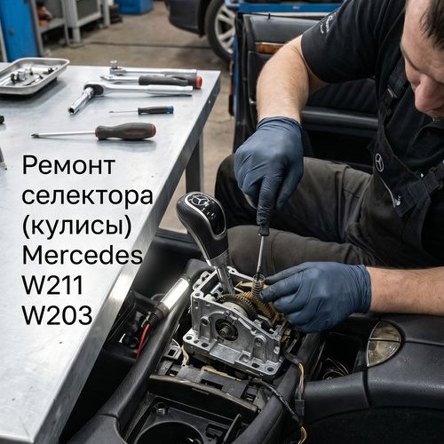 🕹 Застрял селектор АКПП в режиме «P»? Отремонтируем кулису вашего Mercedes за 1 час в Нальчике!