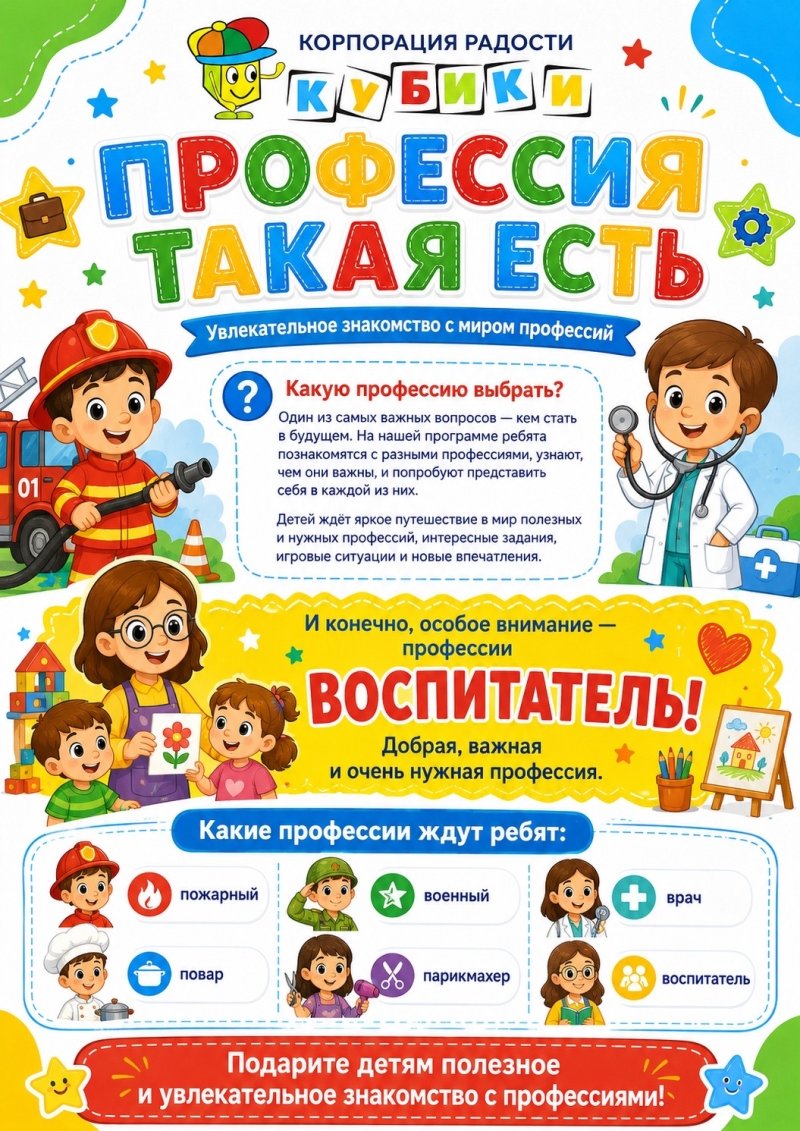 Корпорация праздников «Кубики» подготовила сразу два спектакля для детских садов и школ 💛