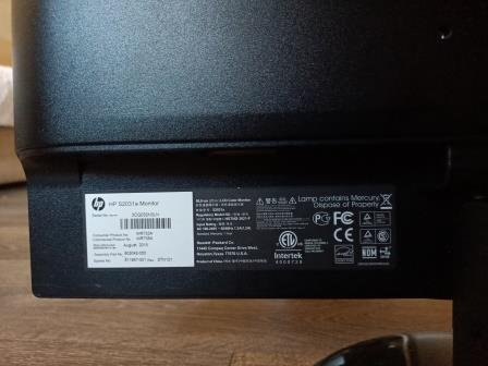 Продам Монитор 20" HP S2031A диагональ 20 дюймов Б\у в отличном состоянии. Торг возможен