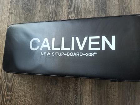Тренажёр Складная скамья Calliven new setap board 300 tm для пресса и гантелей б/у - Многофункциональный фитнес-стул