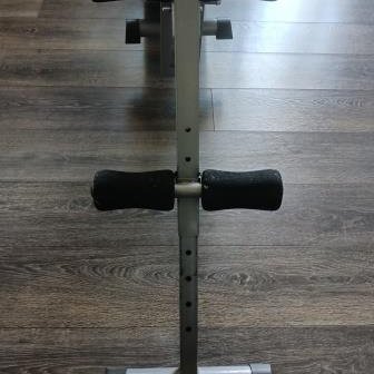 Тренажёр Складная скамья Calliven new setap board 300 tm для пресса и гантелей б/у - Многофункциональный фитнес-стул